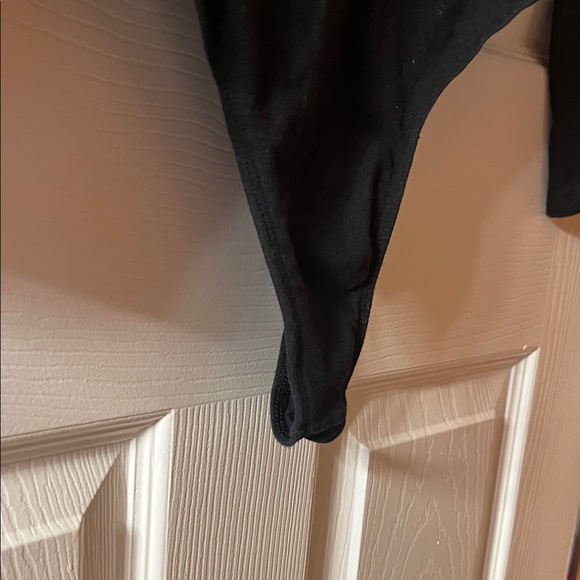 PINK Black Long Sleeve Bodysuit - Picture 4 of 4